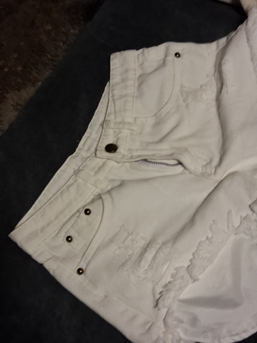 White Distressed Women's Jeans